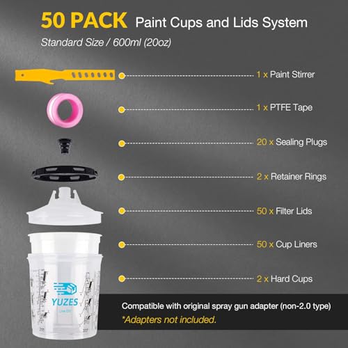 Disposable Paint Cups for Spray Gun