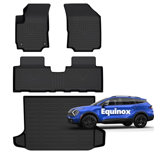 for Chevy Equinox & GMC Terrain All Weather Car Floor Mats 2018