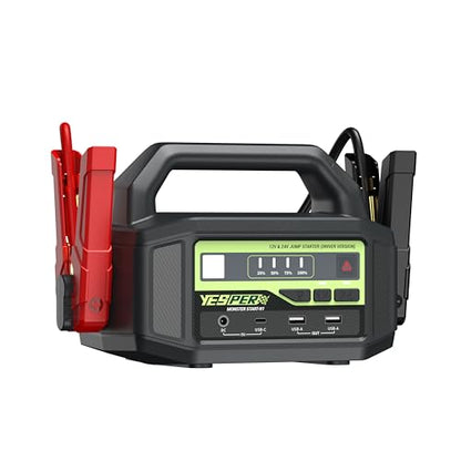 12V 24V Car Battery Jump Starter 6000A Heavy Duty Truck Jump Box