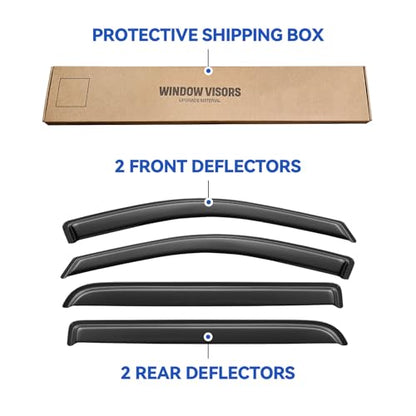 Window Visors Rain Guards for 2004 (4 Count)