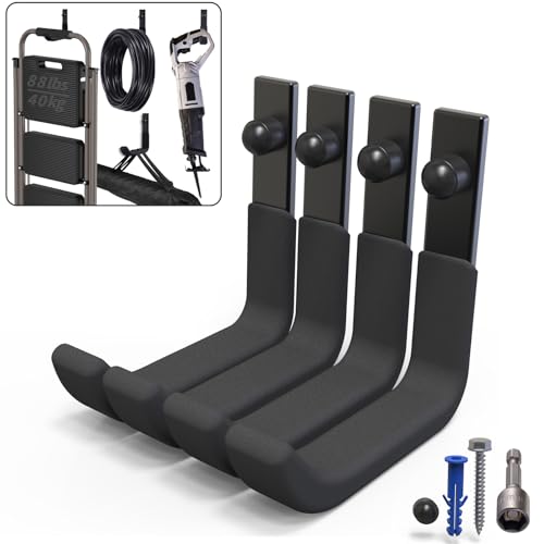 4 Pack Garage Storage Hooks (4 Count)