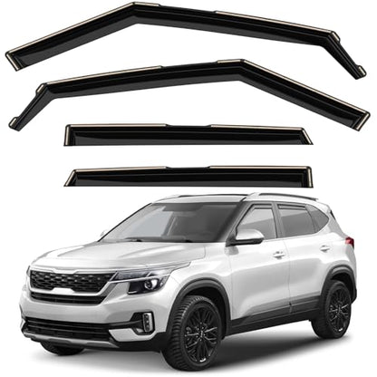 Window Deflectors Smoke Tinted in