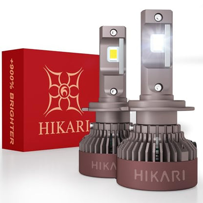 H7 Foglight 60000LM Pure White 6000K LED Bulbs