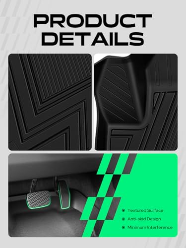 Automotive Floor Mats for Jeep Compass 2017 (3 Count)