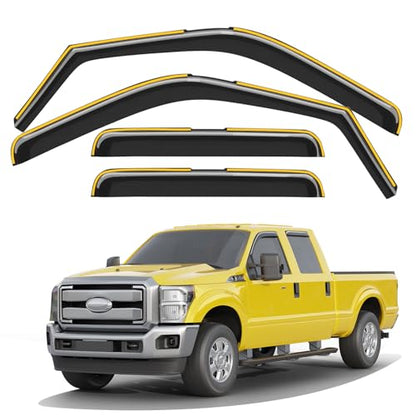 Window Visors Rain Guards for Ford F250