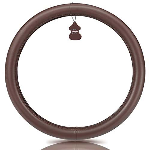 Heavy Duty Pure Cowhide Steering Wheel Cover