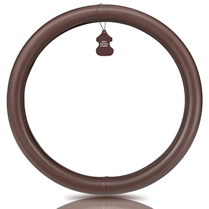 Heavy Duty Pure Cowhide Steering Wheel Cover