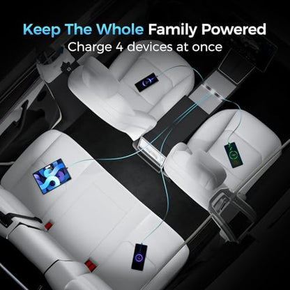 USB Hub for Tesla Model Y Juniper Accessories 2026 & Model 3 Highland 2025 Accessories