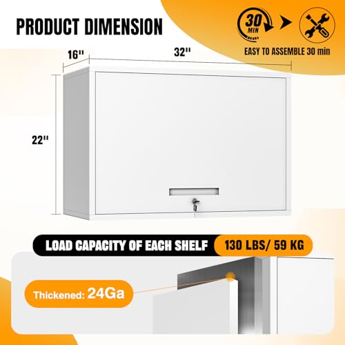 Bathroom Wall Cabinet Medicine Cabinet Over The Toilet Storage Upper Storage Cabinet Metal Wall Cabinet Garage Assembly Required White