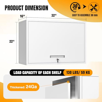 Bathroom Wall Cabinet Medicine Cabinet Over The Toilet Storage Upper Storage Cabinet Metal Wall Cabinet Garage Assembly Required White