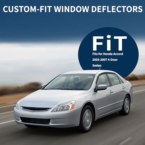 4PCS Rain Guards Window Visors Fit for 2003
