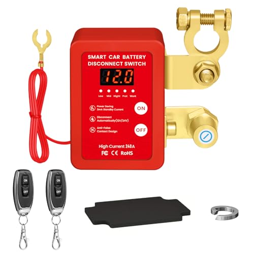 Remote Battery Disconnect Switch 12V (4 Count)