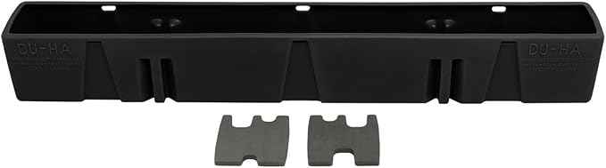 DuHa 20114 Behind-The-Seat Storage fits 2015-2026 Ford F150 Regular Cab | Black Heavy-Duty Behind-The-Seat Organizer | L 50" x W 6.5" x H 6.75" | Easy Setup