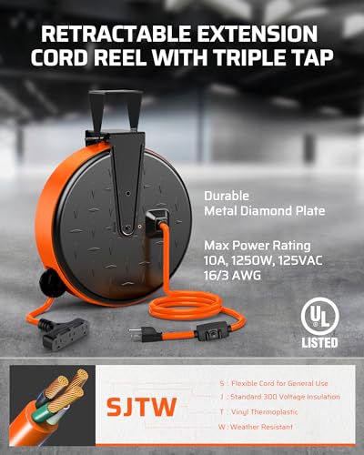 30FT Extension Cord Reel
