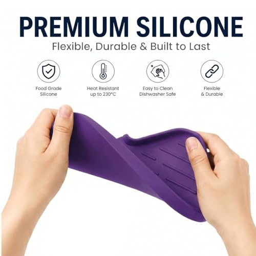 Silicone Soap Dish with Drain Spout