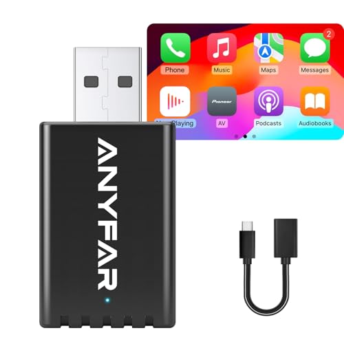 A4 Wireless CarPlay Android Auto Adapter for iPhone & Android Phone