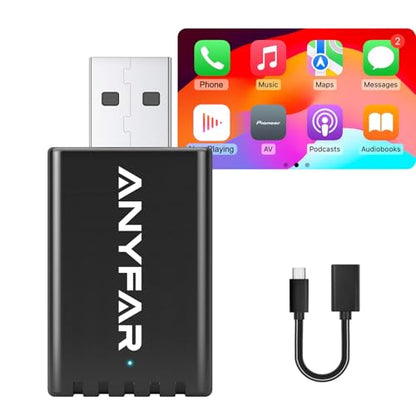 A4 Wireless CarPlay Android Auto Adapter for iPhone & Android Phone