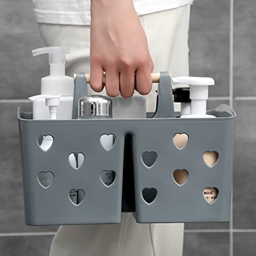 Portable Shower Caddy Plastic Shower Basket Organizer with Handle