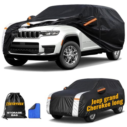 Multi Layer Car Cover Custom Fit for Jeep grand Cherokee long