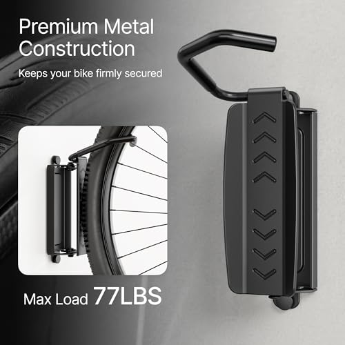 Bike Wall Mount for Garage (4 Count)