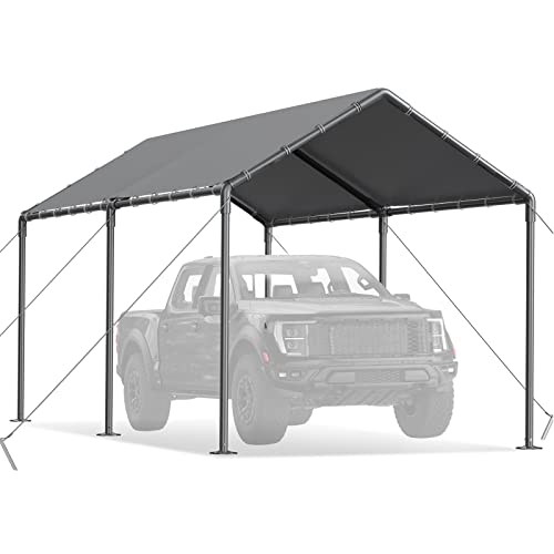 10x20ft Portable Car Tent Garage with UV Resistant Canopy