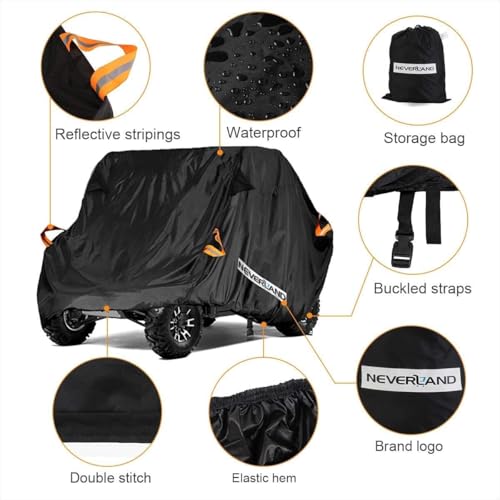 UTV Cover Heavy Duty Ranger Cover Waterproof 2