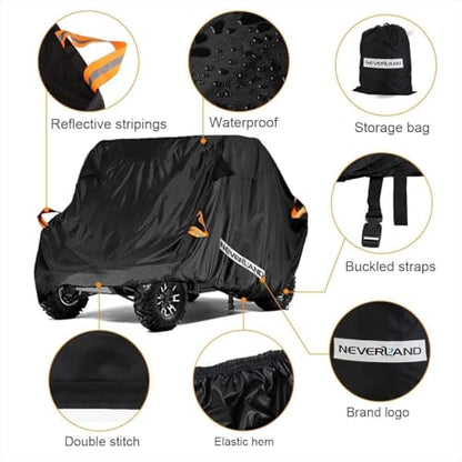 UTV Cover Heavy Duty Ranger Cover Waterproof 2
