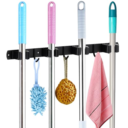 Mop and Broom Holder Wall Mounted