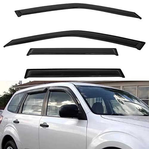 4pcs Window Visors Rain Guards for 2009 (4 Count)