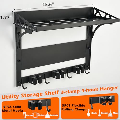 Heavy Duty Magnetic Broom Holder