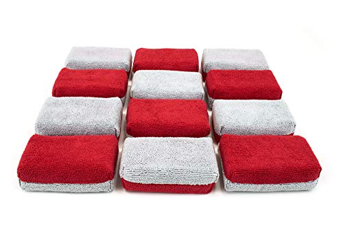 Thick [Saver Applicator Terry] Ceramic Coating Applicator Sponge (12 Count)