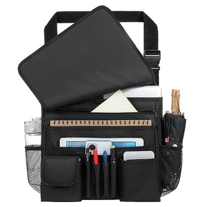 Car Front Seat Organizer for Paperwork File Laptop Mobile Office