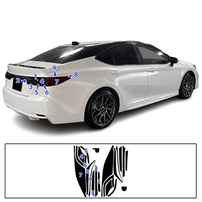 Rear Taillight Tail Light Tint Kit PPF Compatible with Toyota Camry 2025