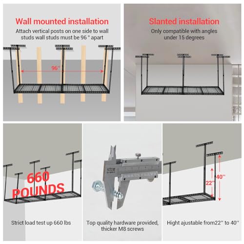 Overhead Garage Storage Rack