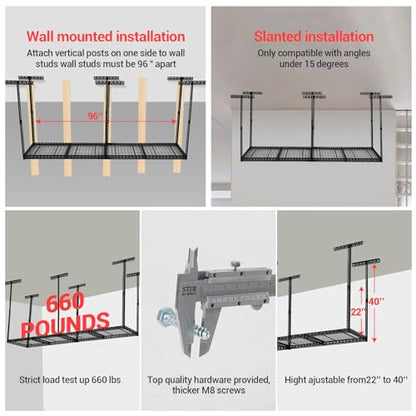 Overhead Garage Storage Rack
