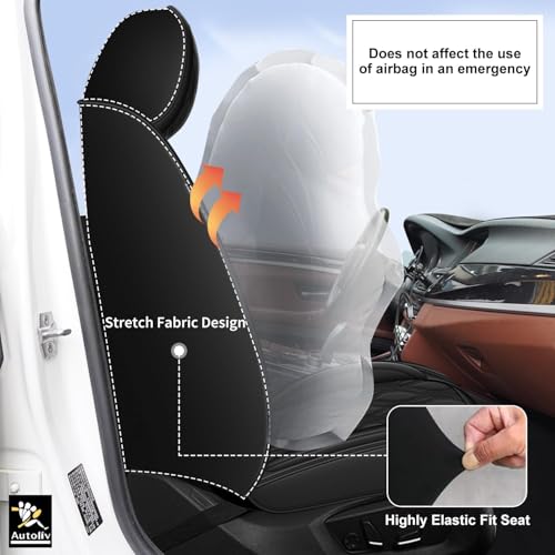 Front Waterproof Leather Seat Covers for Subaru Forester 2007