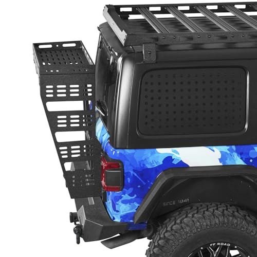 JL Tailgate Spare Tire Cargo Basket Rack for 2018