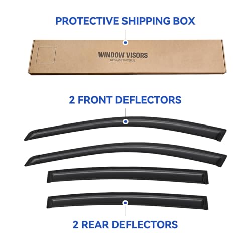 Window Visors Rain Guards for 2002 2003 2004 2005 2006 Nissan Altima
