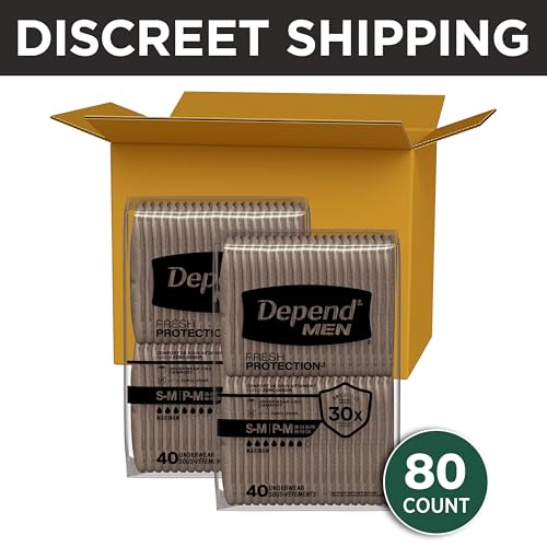 Fresh Protection Adult Diapers for Men (80 Count)