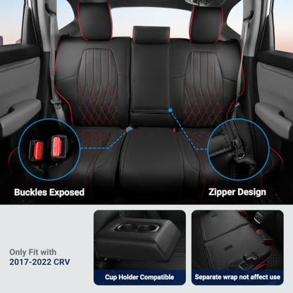 Custom for Honda CRV Seat Covers 2017 (4 Count)