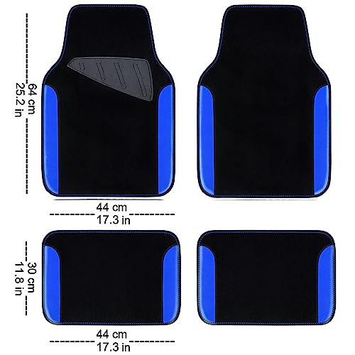 Rainbow Waterproof Universal Fit Faux Leather Car Carpet