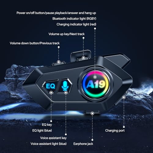 Motorcycle Helmet Bluetooth Headset