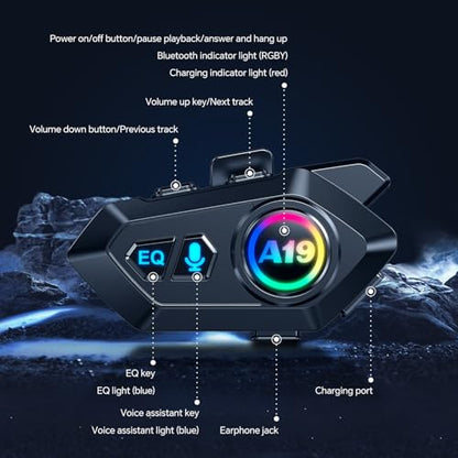 Motorcycle Helmet Bluetooth Headset