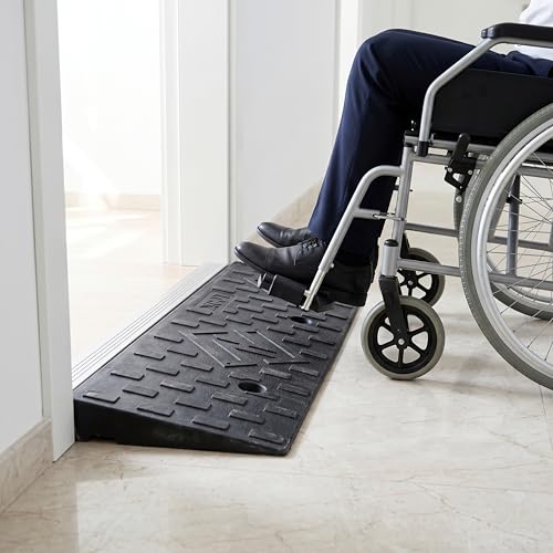 2 Pack 1.6'' Rise Rubber Curb Ramp