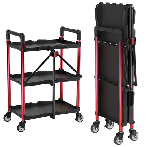 3 Tier Collapsible Utility Cart