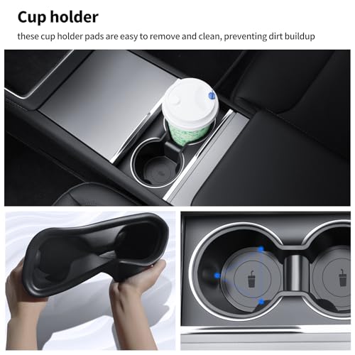 9Pcs Set Center Console Organizer Tray for Tesla Model Y Juniper 2025 2026 (2 Count)