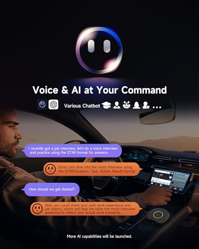 2025 Upgrade CB6 CarPlay AI Box&Android AI Box