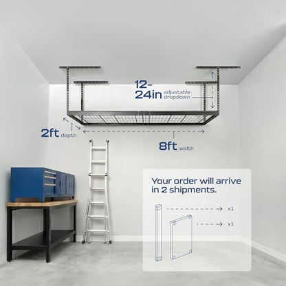 MonsterRax 2x8 Overhead Garage Storage Rack