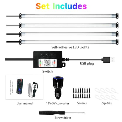 Car Led Strip Light Interior RGB