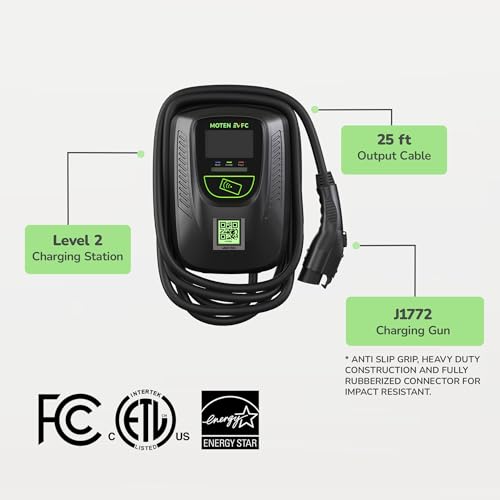 DORADO 80S by MOTEN EVFC Level 2 EV Home Charger 80A